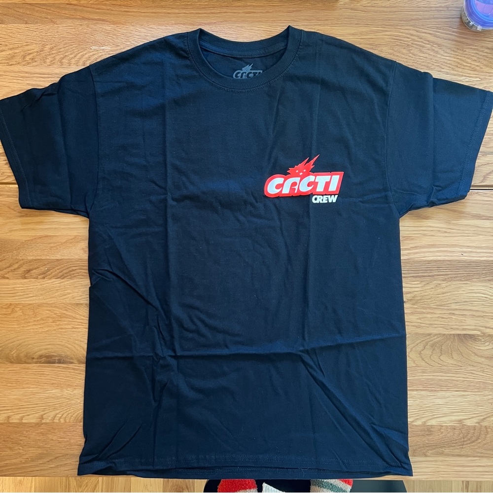 NWT Travis Scott ‘Cacti Crew’ Black Crewneck T Shirt